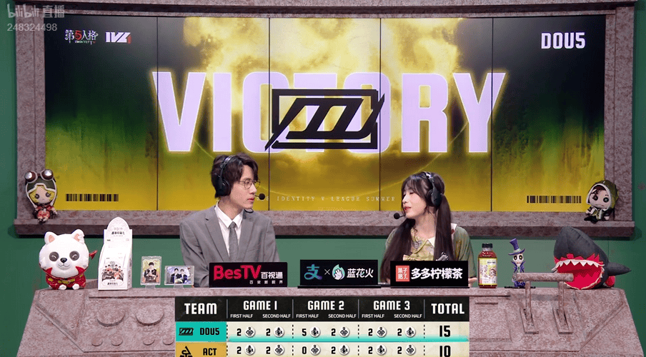 第五人格IVL:DOU5_mhxm帅气拿下四抓,助力队伍获得比赛胜利!